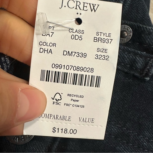 J crew dark harbor Straight-fit jean in signature flex 32 32 - Picture 3 of 3